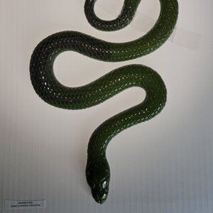 SNAKE winder GREEN Resin Figurine New collectible animal reptile Home Camp